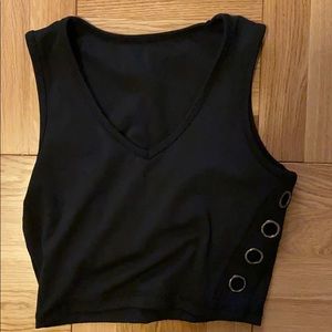 STRUT THIS cropped workout top